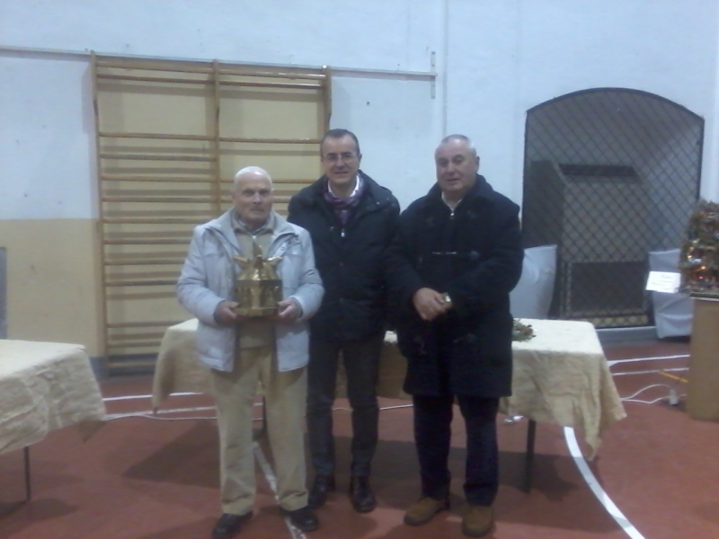 Alberto Bruni insieme a Guido Albucci e don Marcello